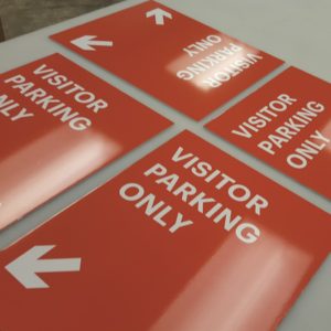 Aluminum Laminated Parking Signs
